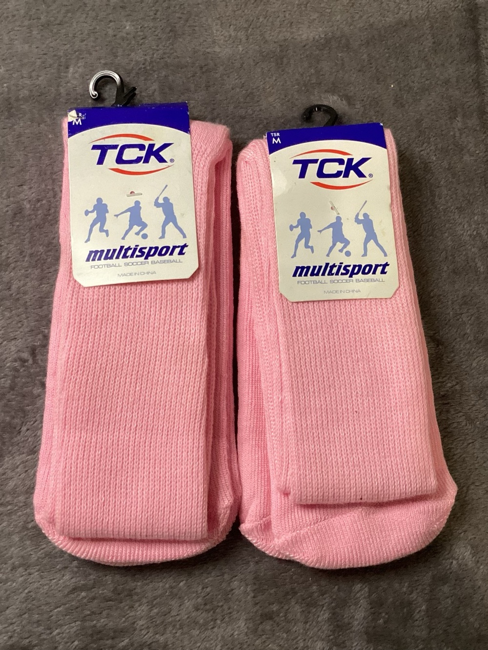 TCK Pink Multisport Men's Crew Socks - Pair